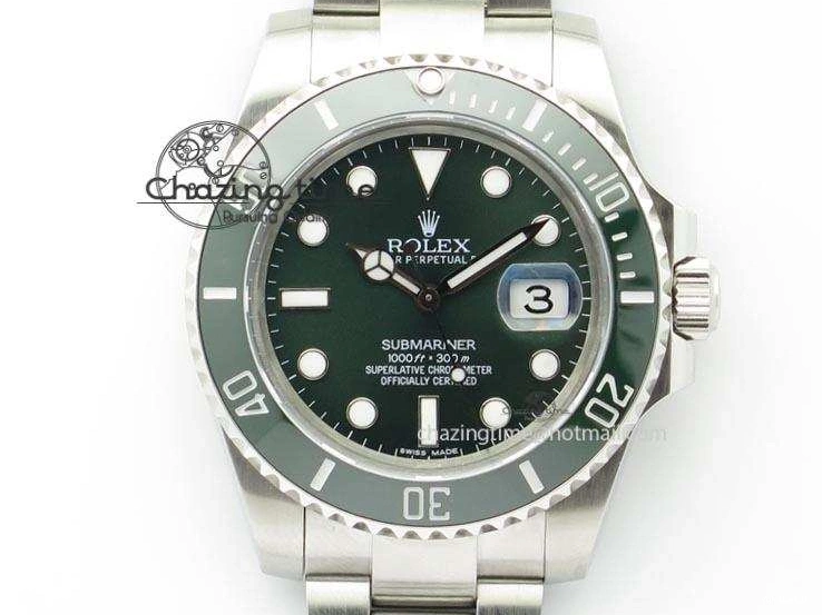 SS Green Dial BP Best Maker Swiss Edition SS ETA2836 Submariner LV 0915